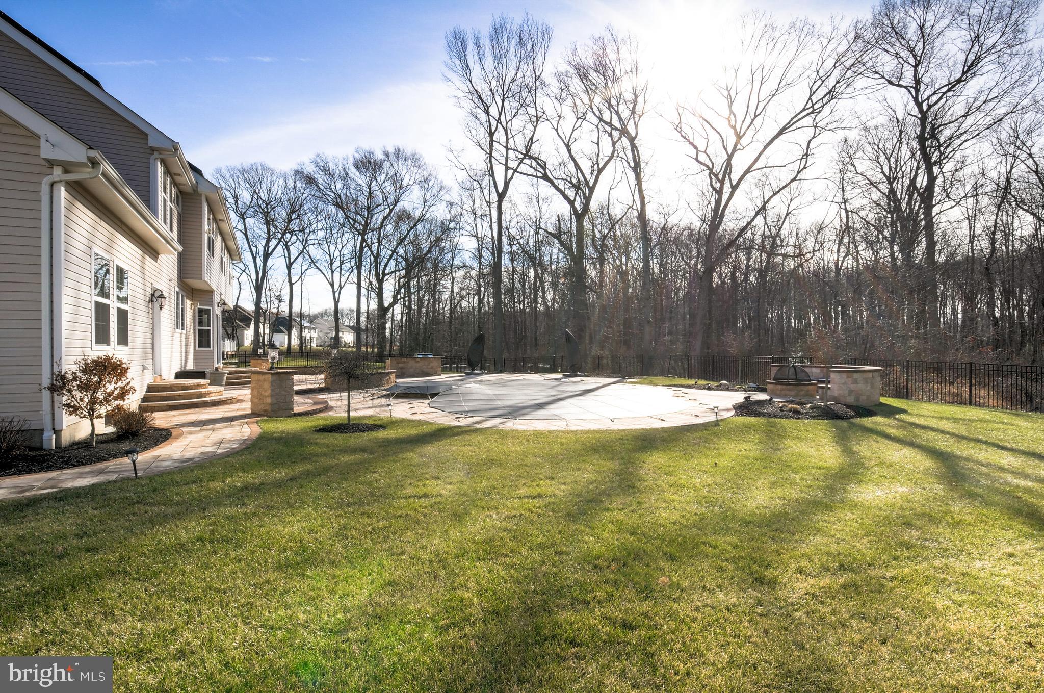 59 Emerald Road Robbinsville, NJ 08691 - Photo 47 of 55 Private Backyard backing to Woods