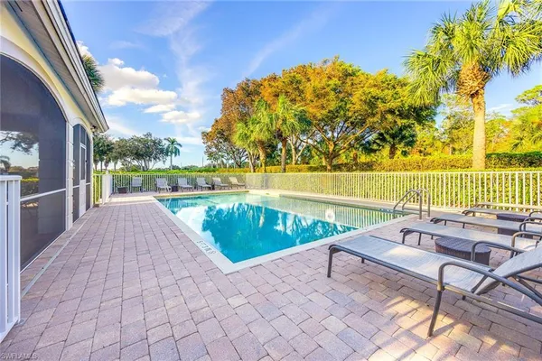 a view of outdoor space with seating area