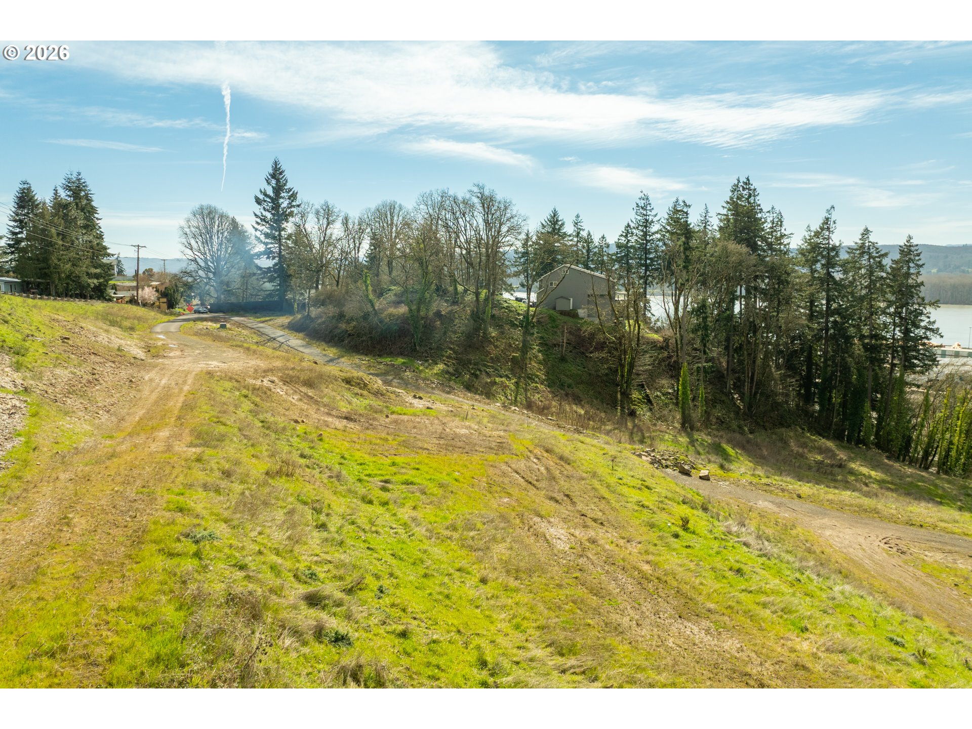 Spencer Creek Road Kalama, WA 98625 - Photo 14 of 21 a view of a yard with an trees