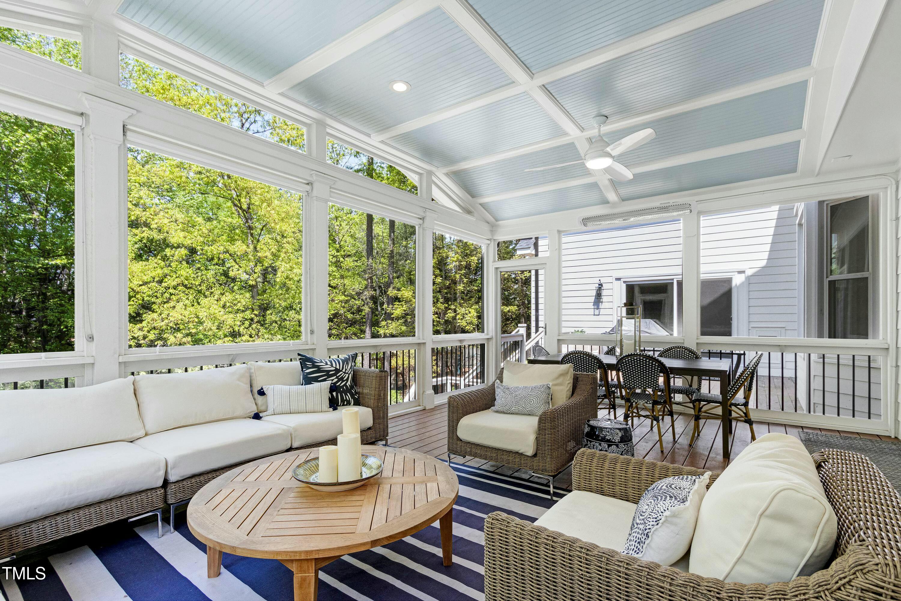 111 Finnway Lane Cary, NC 27519 - Photo 21 of 68 a living room with furniture and a large window