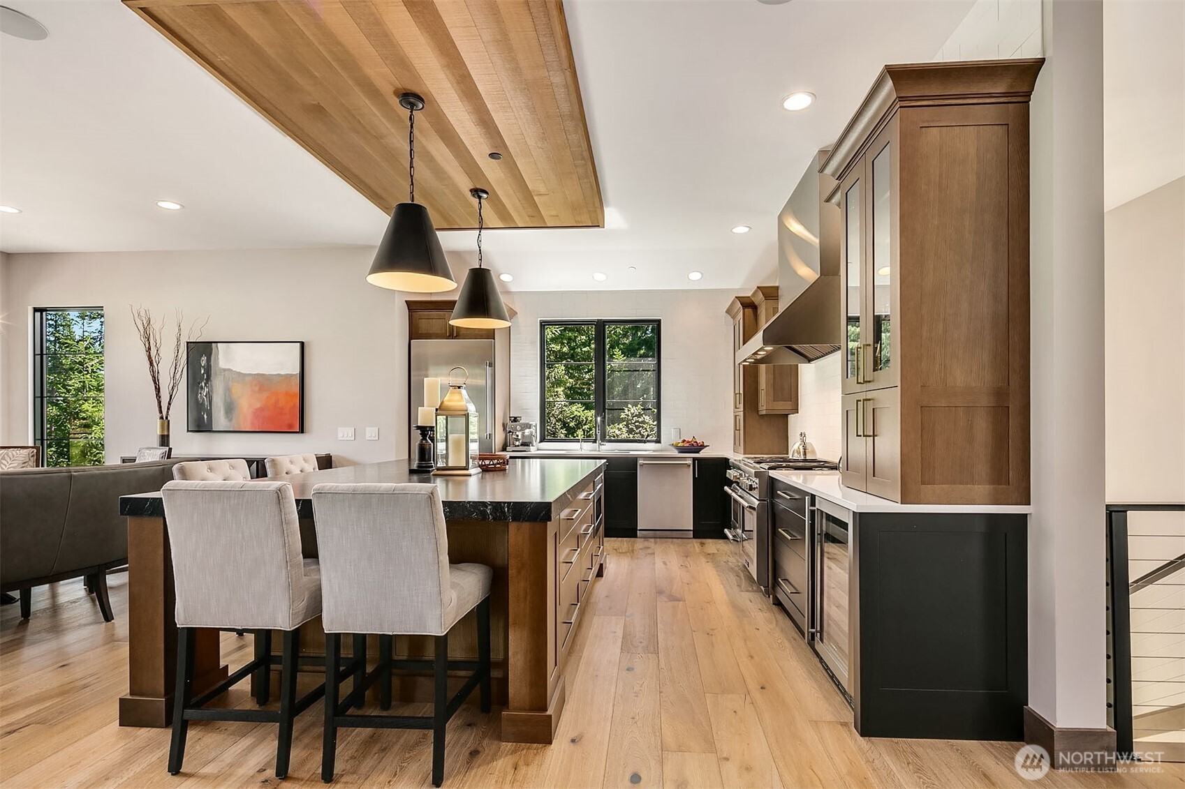 47 Frst Rdg Drive Cle Elum, WA 98922 - Photo 22 of 40 a view of a dining room with furniture window and wooden floor