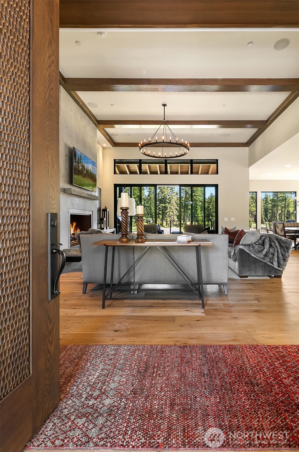 47 Frst Rdg Drive Cle Elum, WA 98922 - Photo 4 of 40 a view of a livingroom with furniture nad kitchen floor