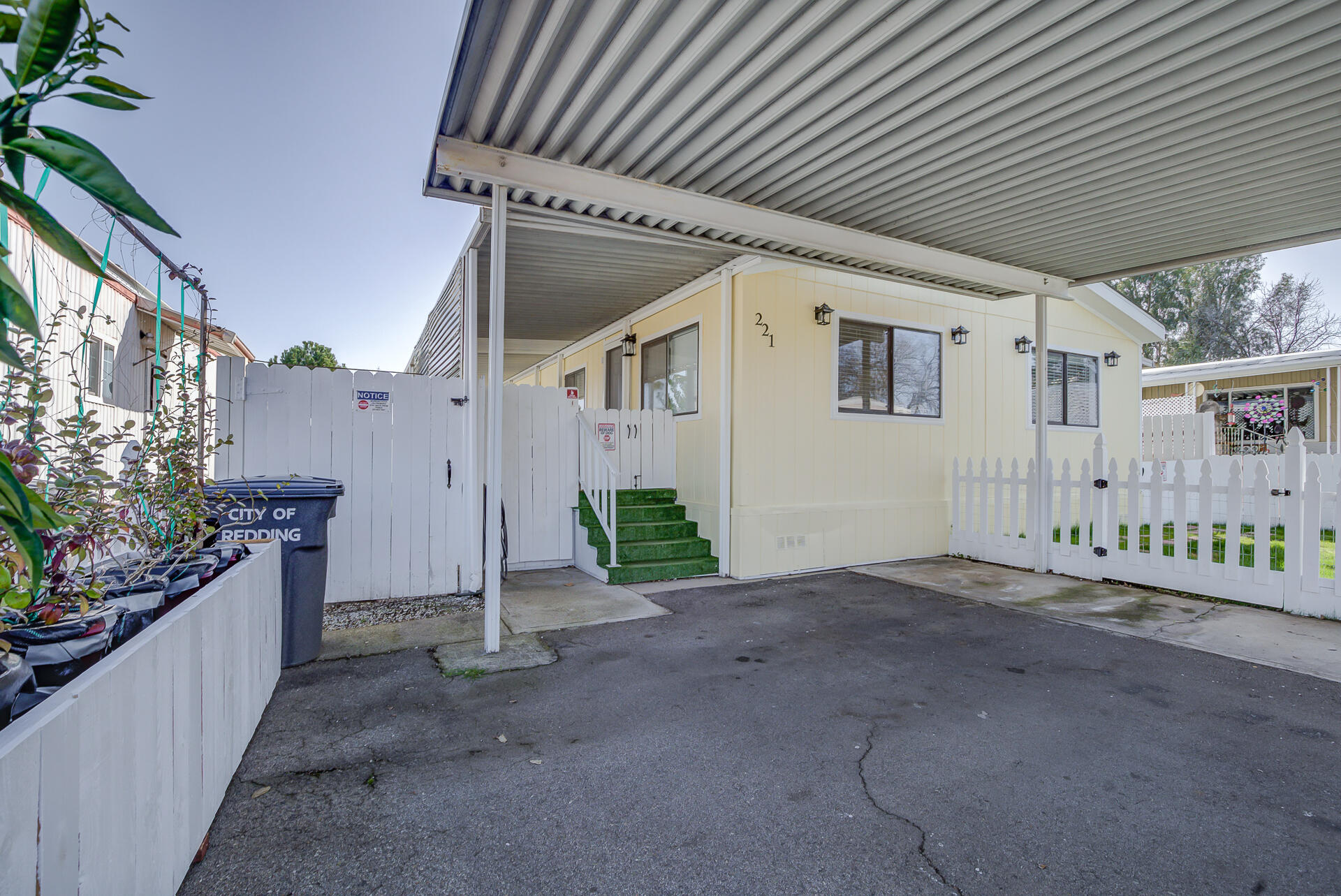 2873 Arcade Redding Ca, Unit STARLITE Redding, CA 96002 - Photo 2 of 32 a view of a house with a garage