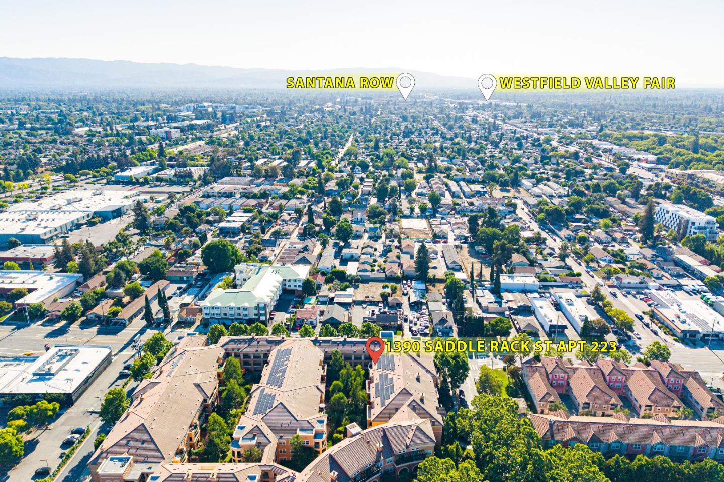 1390 Saddle Rack Street, Unit 223 San Jose, CA 95126 - Photo 36 of 36 an aerial view of multiple house