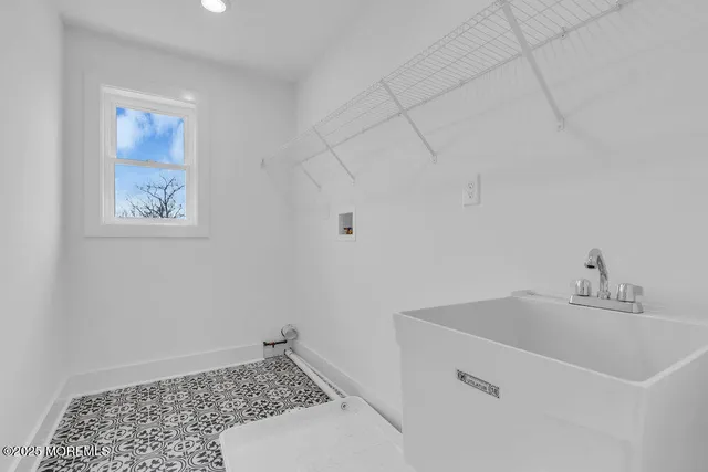 an aerial view of city and lake