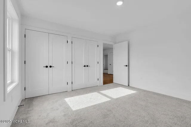 an aerial view of residential building with parking space