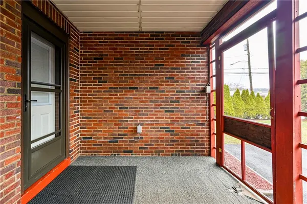 a view of front door