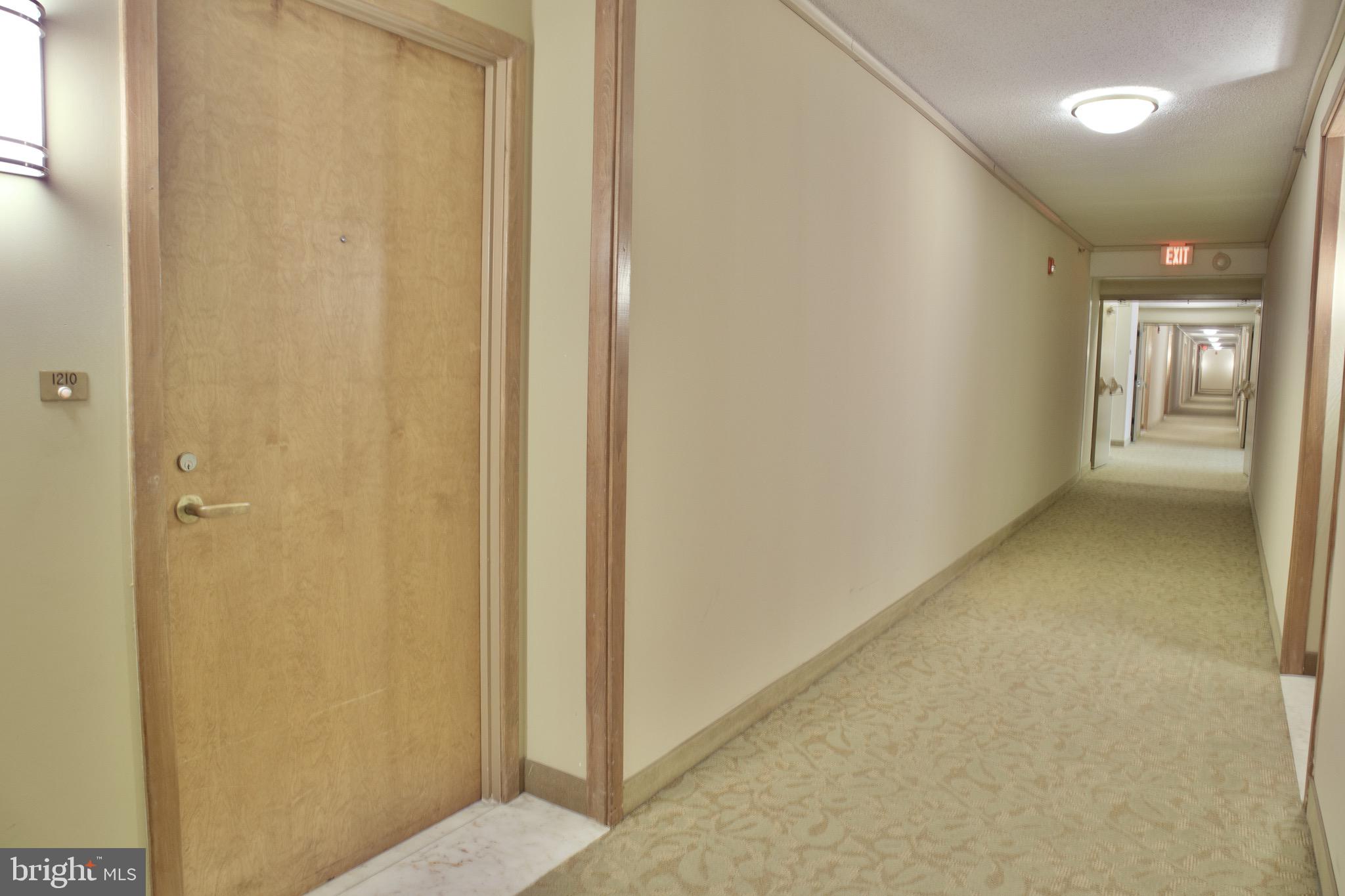 5505 Seminary Road, Unit 1210N Falls Church, VA 22041 - Photo 7 of 38 a view of hallway with windows
