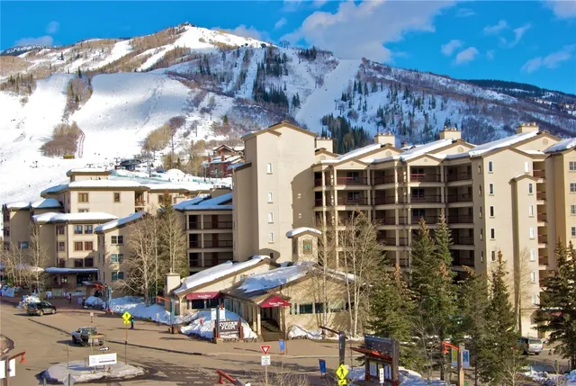 a view of a building with street view
