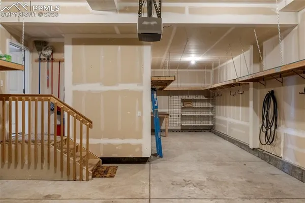 a view of storage and utility room