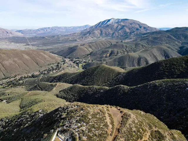 a view of a mountain in the distance