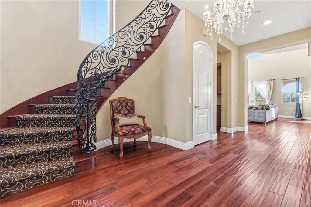 4463 Cardinal Cushing Claremont, CA 91711 - Photo 13 of 75 a view of entryway with wooden floor