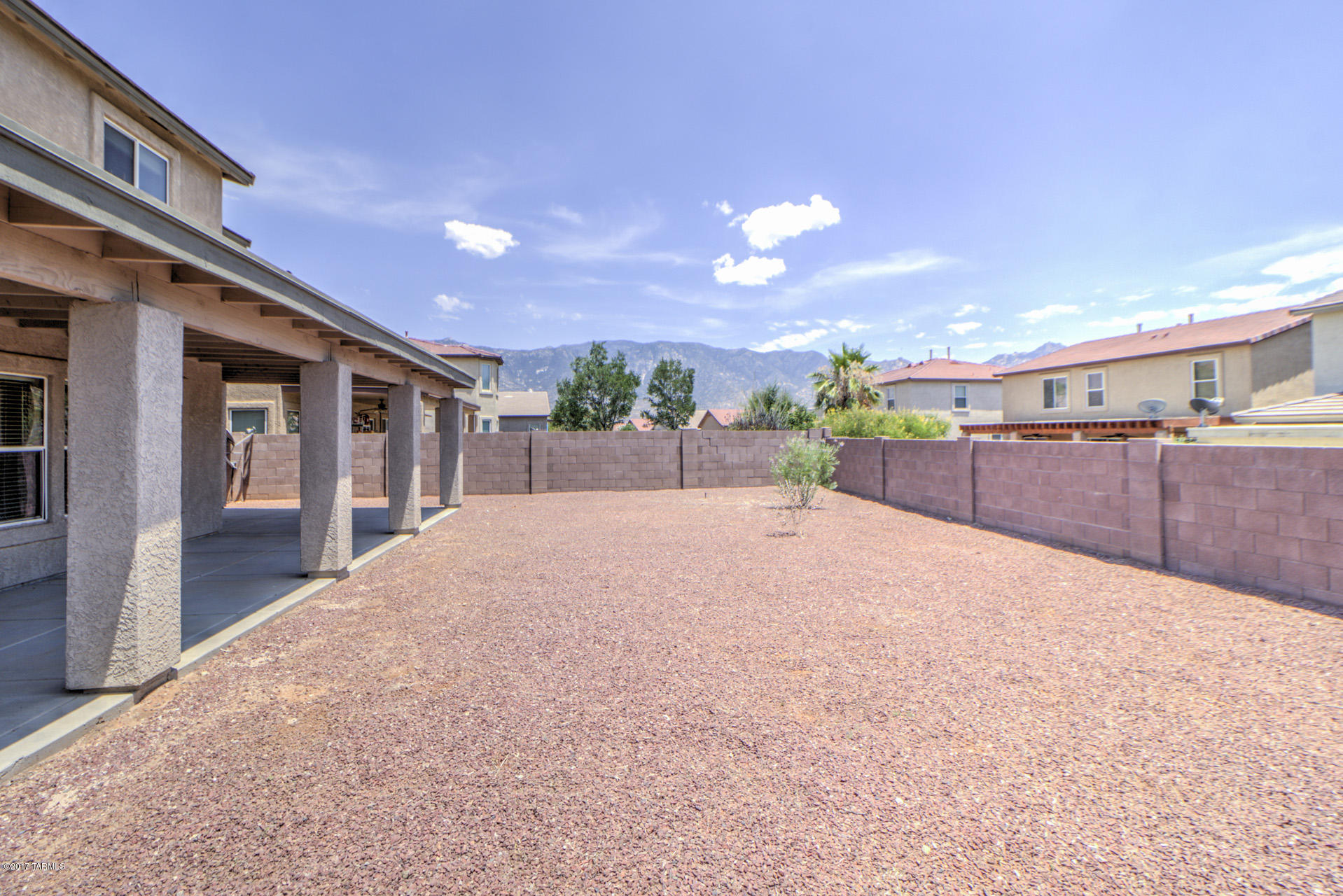 3588 East Mecate Road Tucson, AZ 85739 - Photo 28 of 36 a view of a backyard