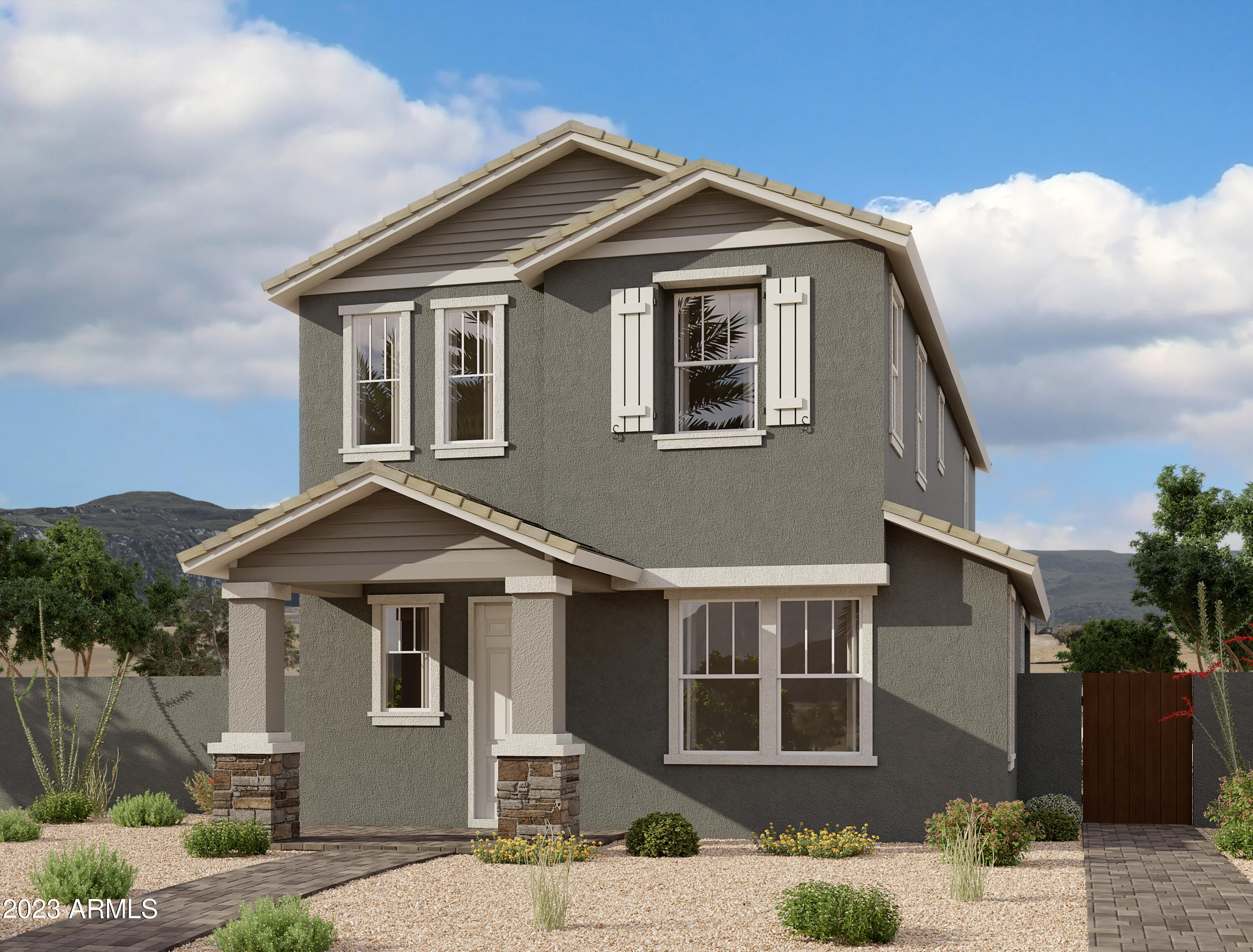 1965 West Hide Trail Phoenix, AZ 85085 - Photo 22 of 34 Lot 21.15 Exterior Rendering