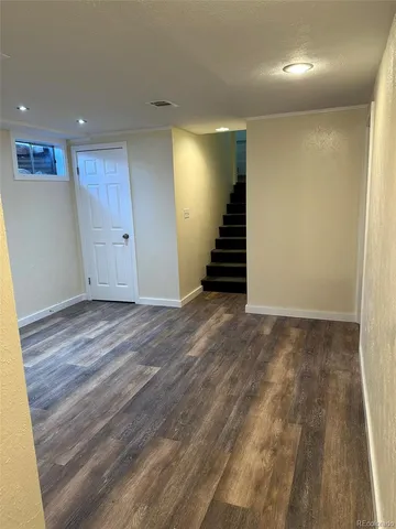 wooden floor in an empty room with wooden floor