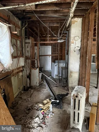 a view of a storage room