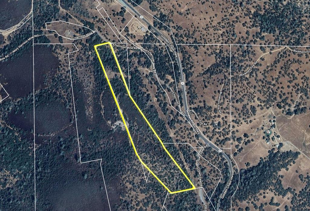4944 Mary Harrison Mine Road Coulterville, CA 95311 - Photo 7 of 9 Estimated Outlined Plot Map of 4944 Mary Harrison Mine Road