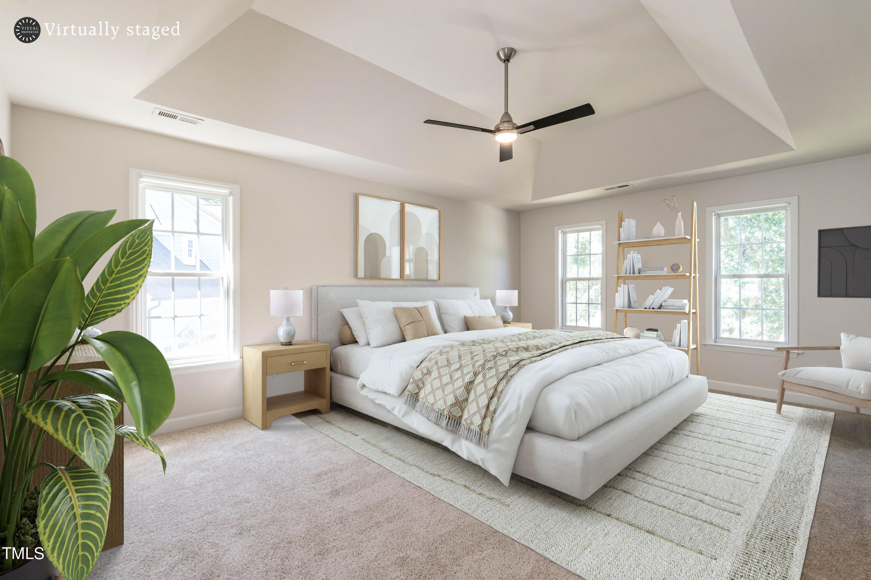 11308 Timbergrove Lane Raleigh, NC 27614 - Photo 11 of 33 A huge main bedroom with high ceilings!