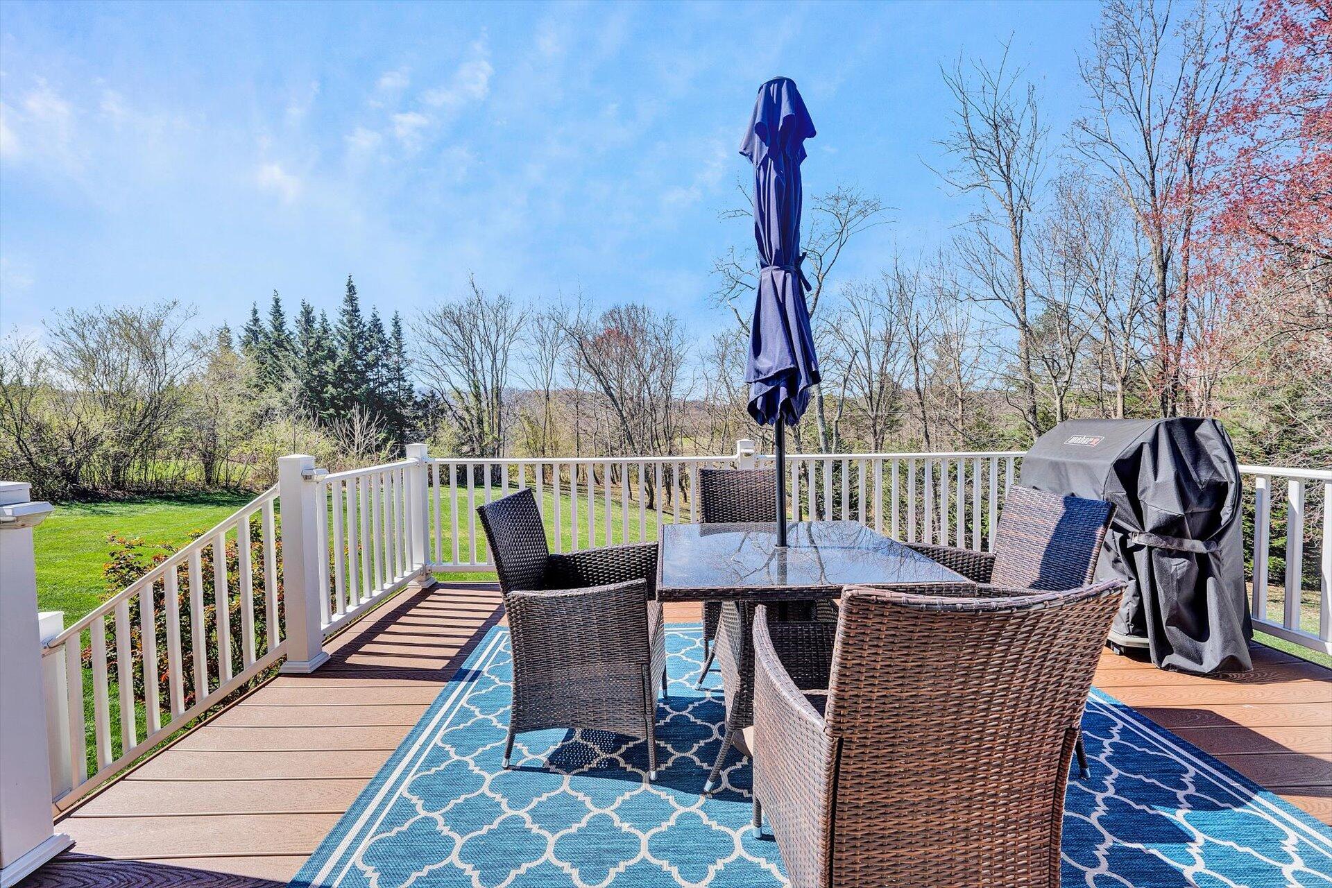 60 Green Level Road Boones Mill, VA 24065 - Photo 41 of 53 a roof deck with chairs and wooden fence