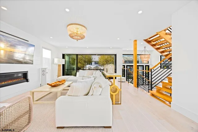 a outdoor space with lots of furniture and appliances