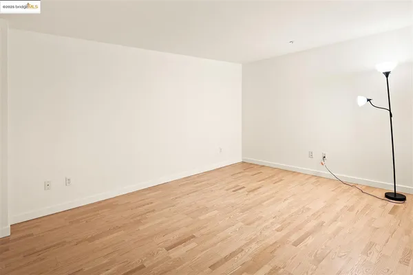 a view of a building with a garden