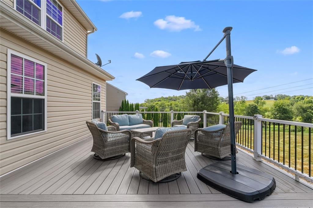 145 Brighton Lane Mars, PA 16046 - Photo 34 of 44 a view of a roof deck with furniture