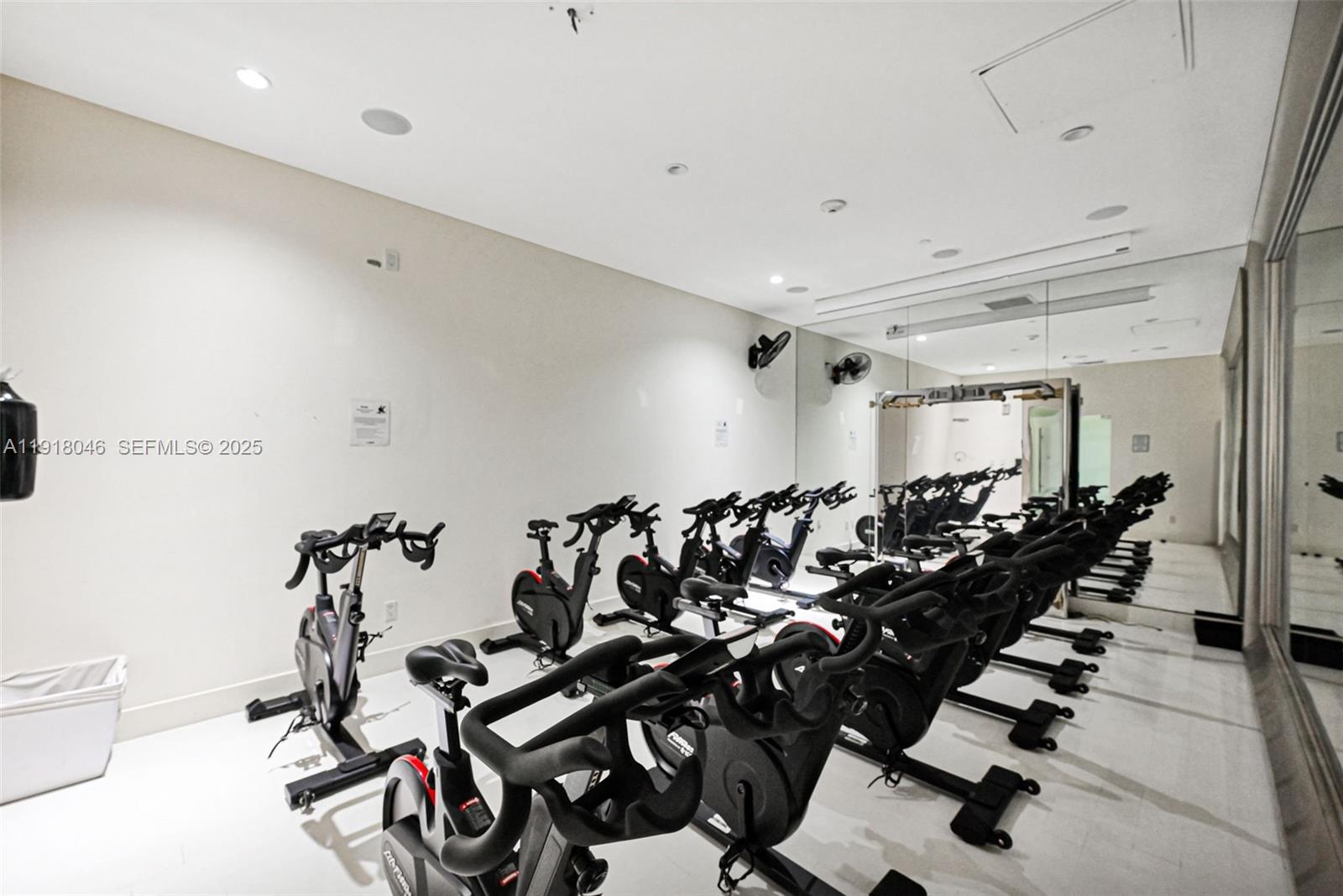 475 Brickell Avenue, Unit 3113 Miami, FL 33131 - Photo 16 of 28 a view of a room with gym equipment