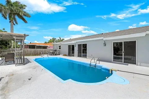 a house view with a seating space