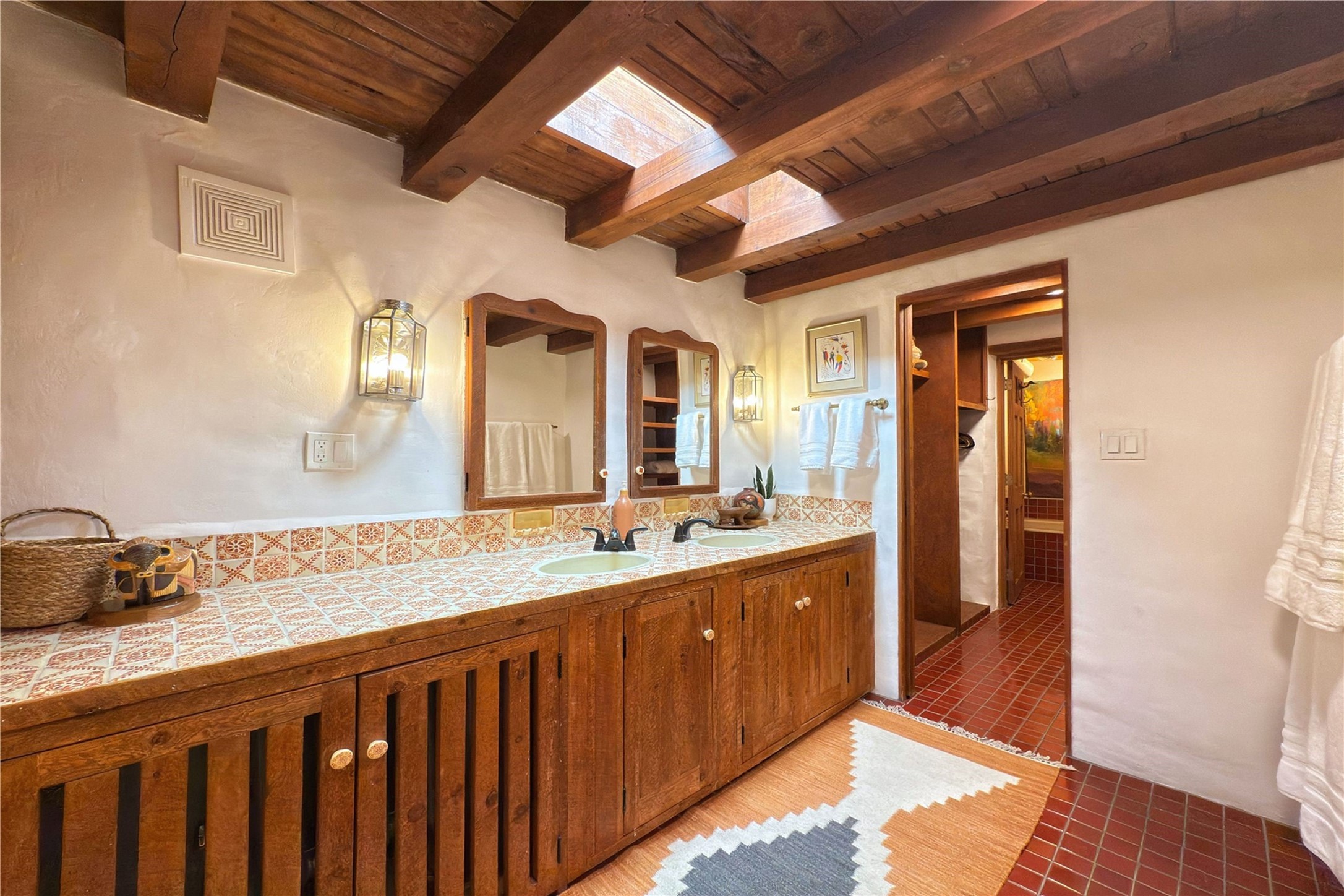 1352 Bishops Lodge Road Santa Fe, NM 87506 - Photo 34 of 66 main house guest bath