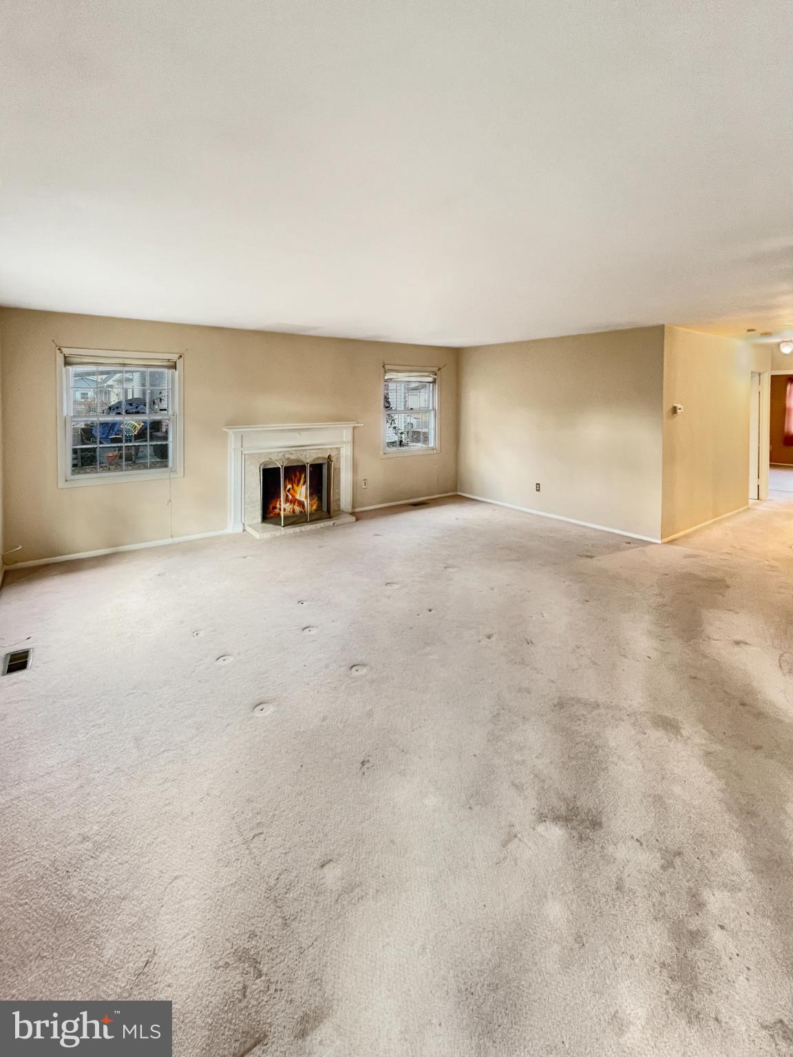 34 East River Drive Willingboro, NJ 08046 - Photo 5 of 15 a view of an empty room with a fireplace