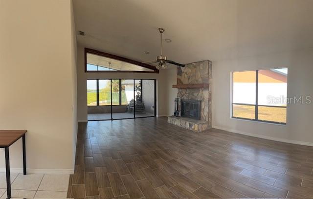 4513 Dewey Drive New Port Richey, FL 34652 - Photo 8 of 29 an empty room with wooden floor and windows