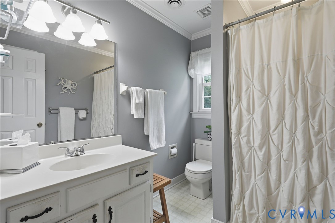 13232 Singer Road Midlothian, VA 23112 - Photo 24 of 44 Full bathroom featuring a single raised vanity wit