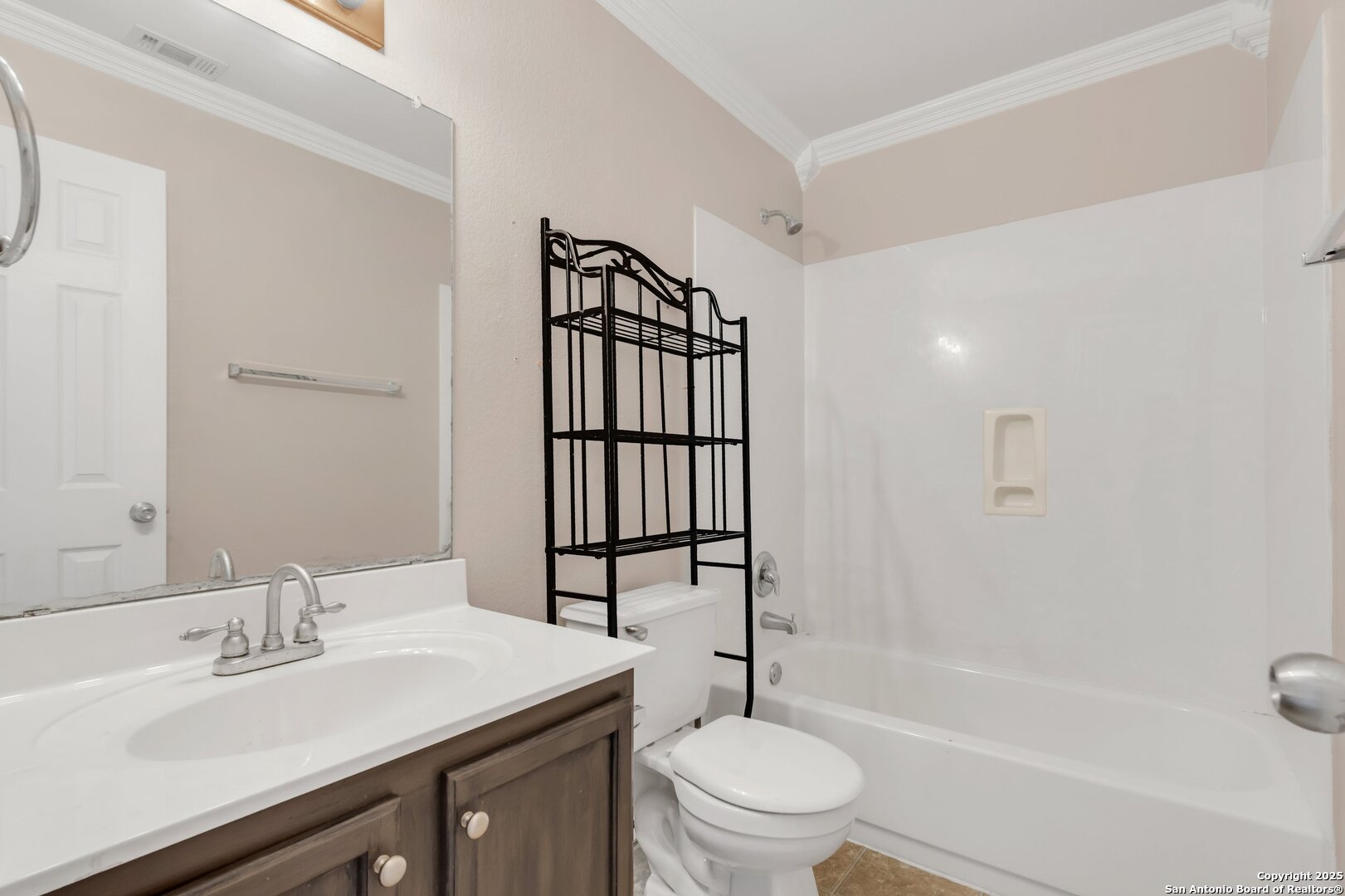 5644 Brougham Way Austin, TX 78754 - Photo 22 of 31 a bathroom with a sink toilet vanity tub and shower