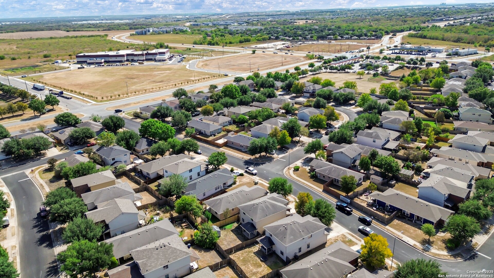 5644 Brougham Way Austin, TX 78754 - Photo 28 of 31 an aerial view of residential houses with outdoor space