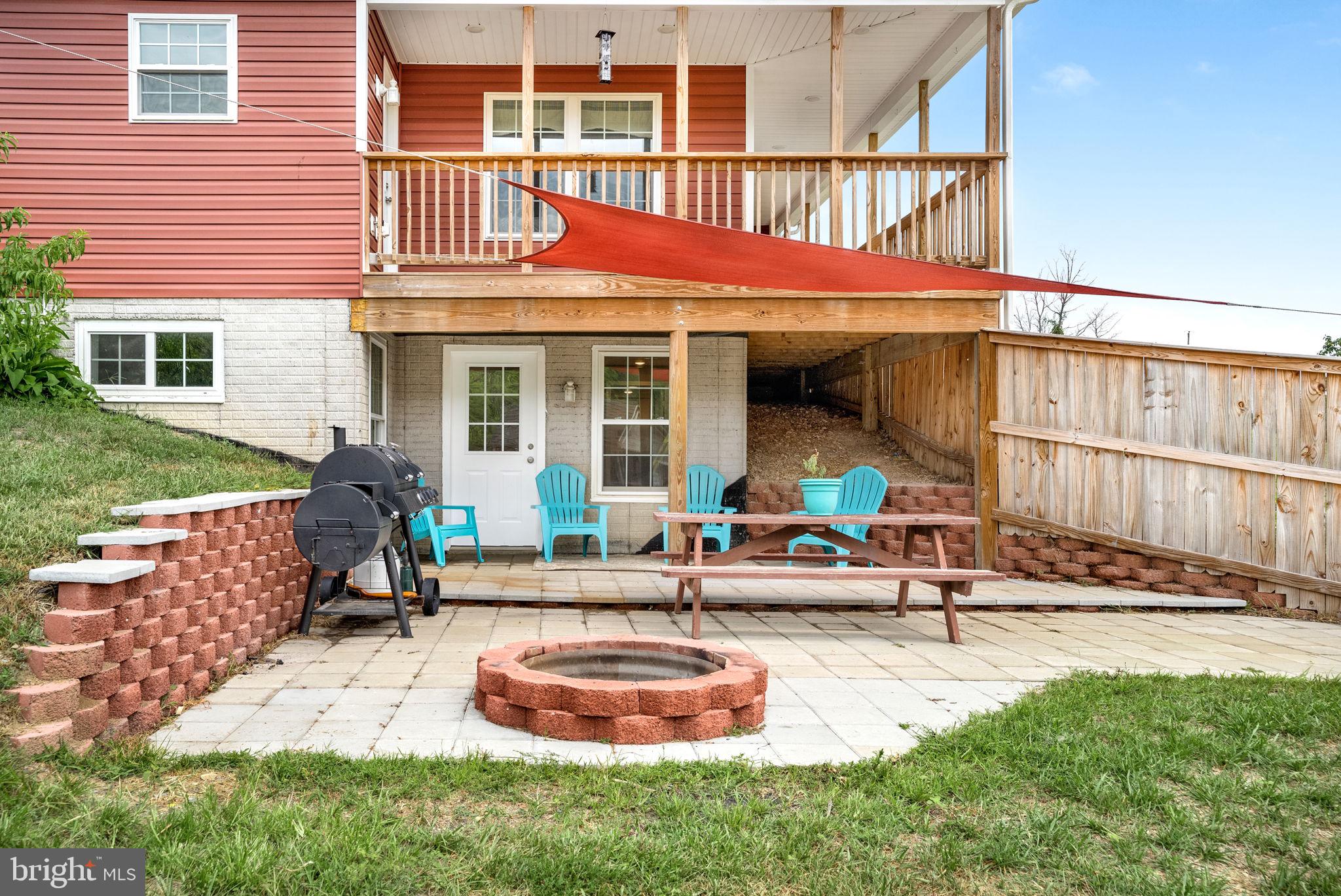 500 Ritenour Hollow Road Front Royal, VA 22630 - Photo 4 of 45 Private patio with firepit.