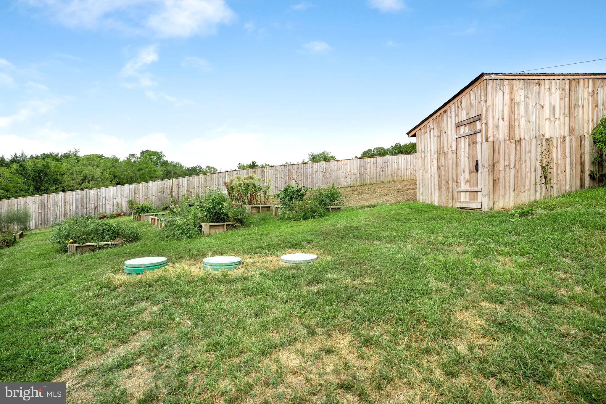500 Ritenour Hollow Road Front Royal, VA 22630 - Photo 35 of 45 Rear yard showing raised beds.