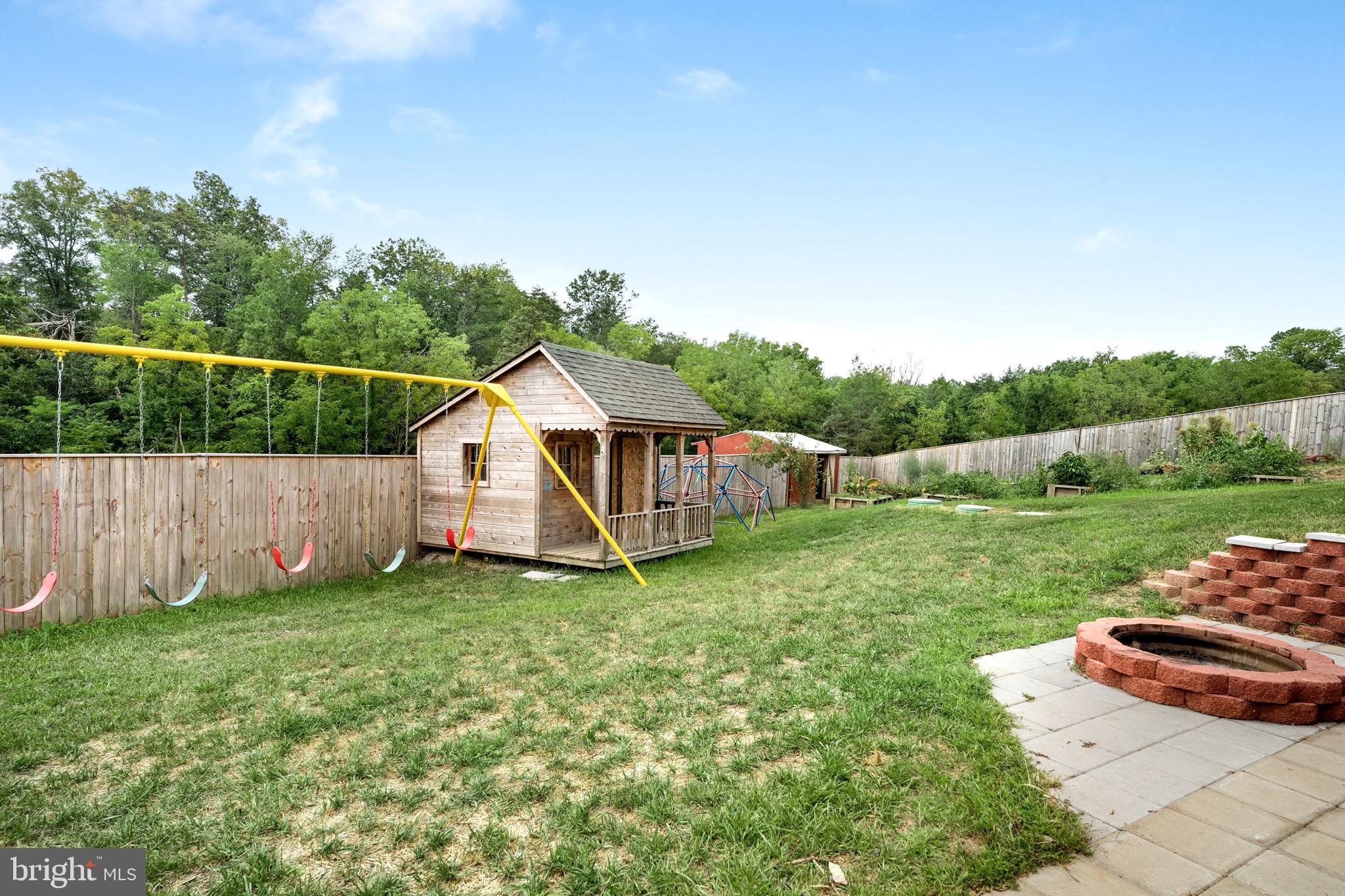 500 Ritenour Hollow Road Front Royal, VA 22630 - Photo 36 of 45 Firepit and children's playhouse.