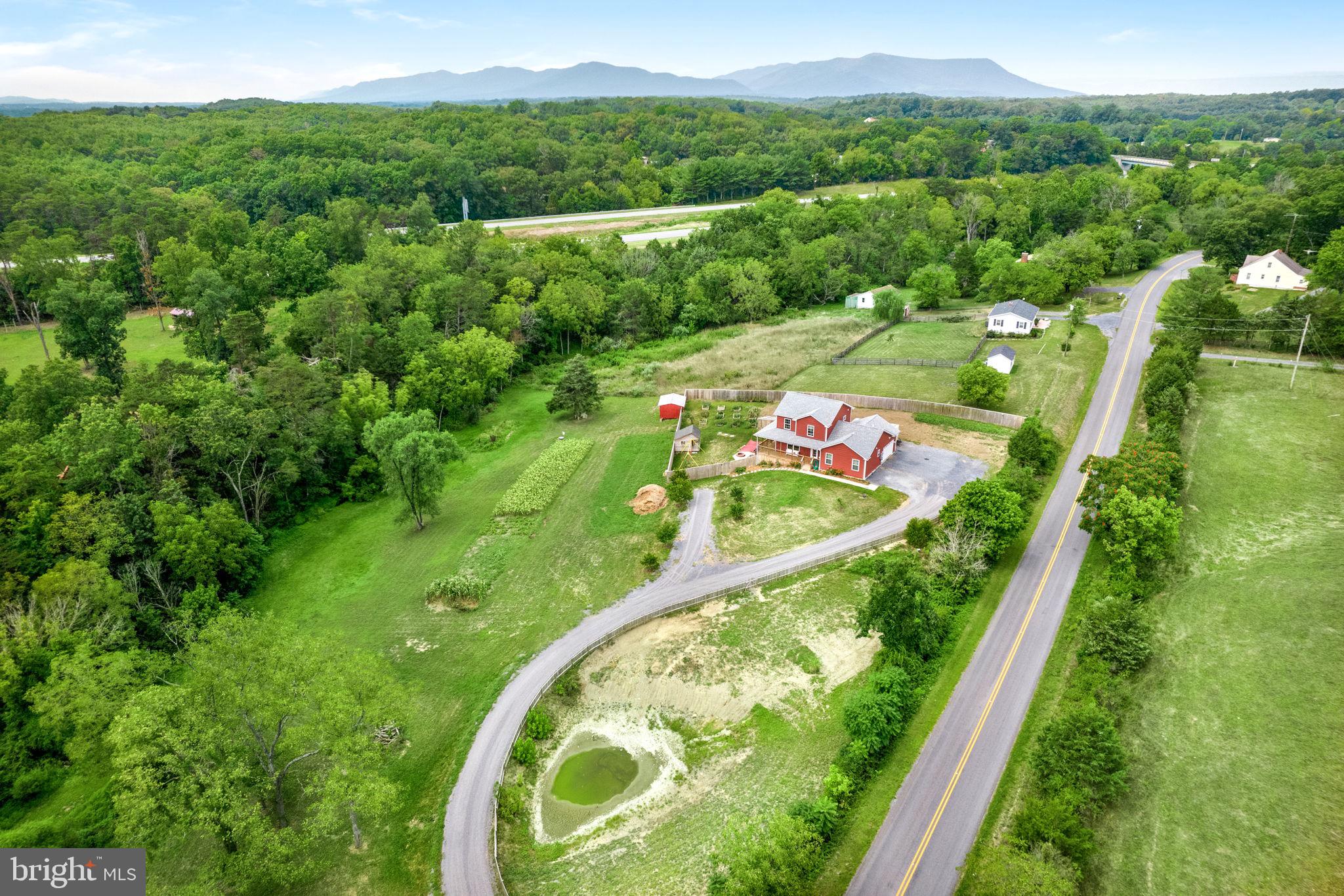 500 Ritenour Hollow Road Front Royal, VA 22630 - Photo 39 of 45 Aerial view looking southwest.