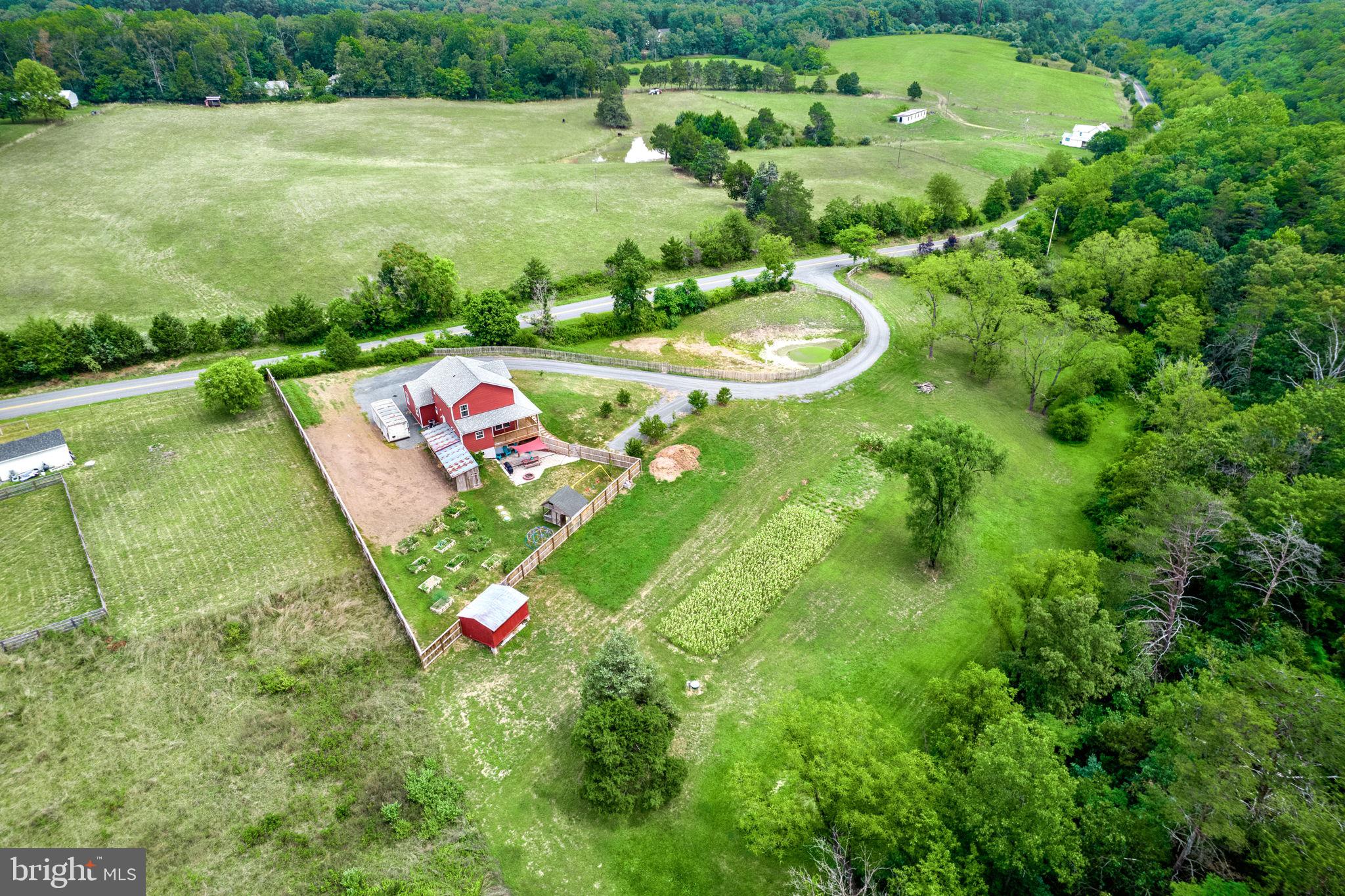 500 Ritenour Hollow Road Front Royal, VA 22630 - Photo 41 of 45 Aerial view looking north.