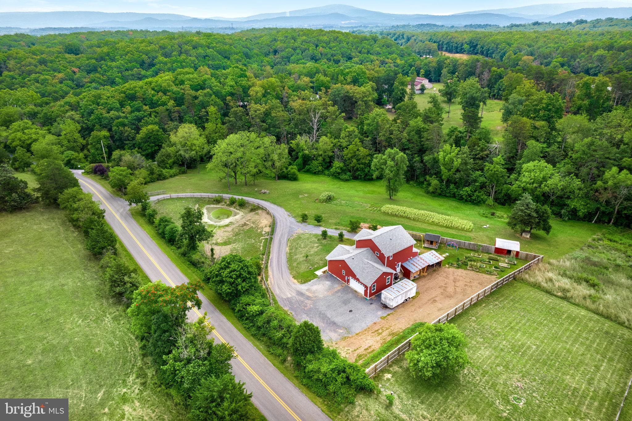 500 Ritenour Hollow Road Front Royal, VA 22630 - Photo 42 of 45 Aerial view looking east.