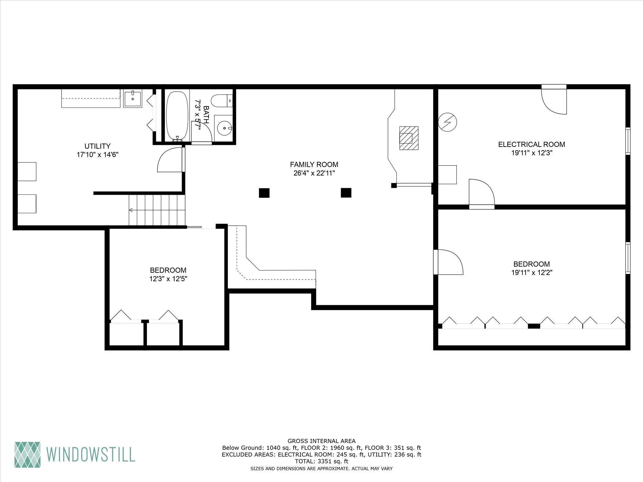 4485 Pratt Lake Road Gladwin, MI 48624 - Photo 47 of 64 001-4485-Pratt-Lake-Rd-single-floor-dim_