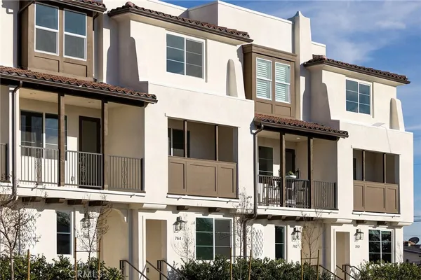 a living room with furniture potted plant and windows