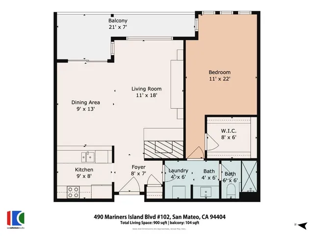$600,000 | 490 Mariners Island Boulevard, Unit 102, San Mateo, CA 94404
