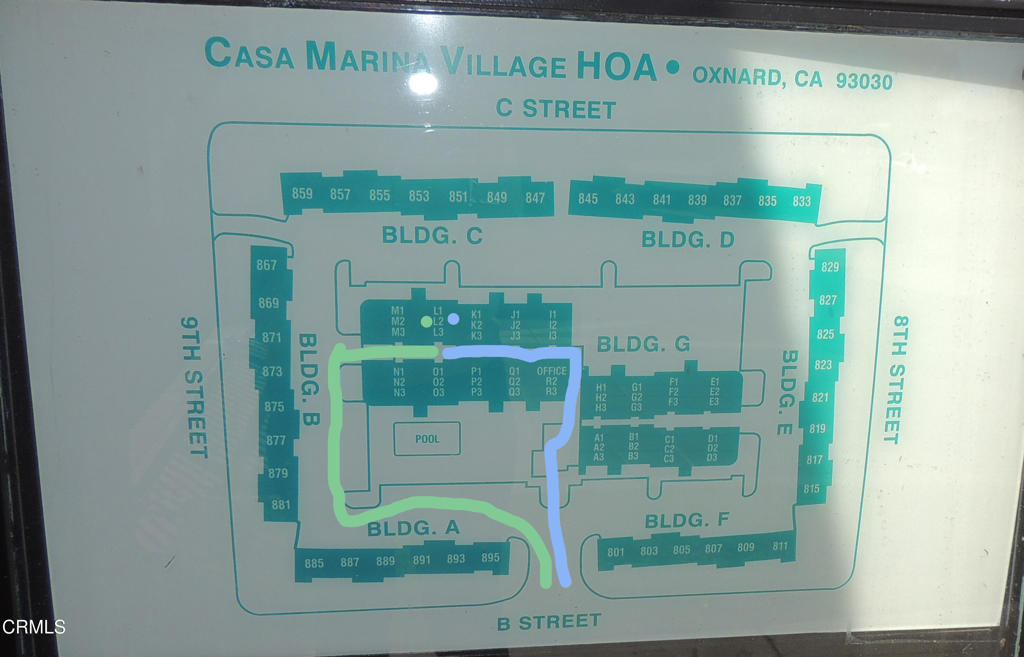 865 South B Street, Unit L2 Oxnard, CA 93030 - Photo 32 of 32 a bathroom with a glass shower door