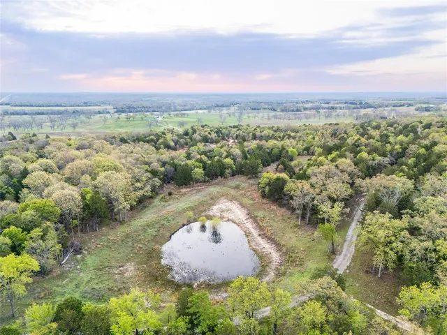 a view of an ocean with beach