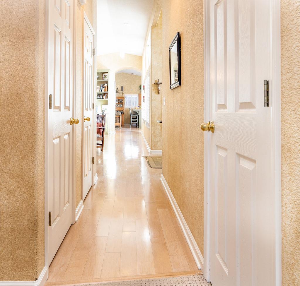 265 Blueridge Street Soledad, CA 93960 - Photo 23 of 33 a view of a hallway with wooden floor and staircase