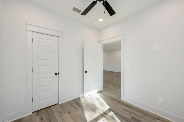 wooden floor in an empty room