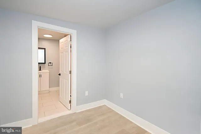 a view of an empty room