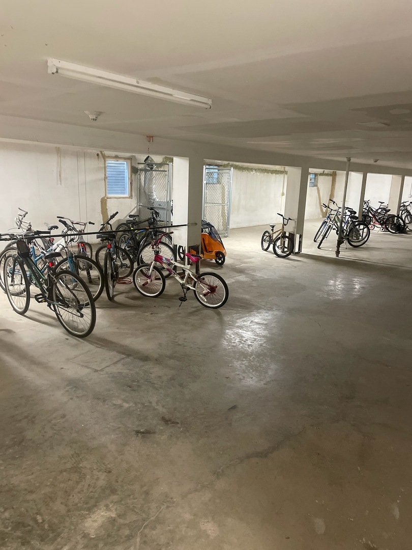 10377 Dearlove Road, Unit 5205 Glenview, IL 60025 - Photo 22 of 23 a view of a garage with a bike