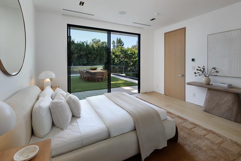 349 Walsh Road Atherton, CA 94027 - Photo 33 of 34 a bedroom with bed and a large window